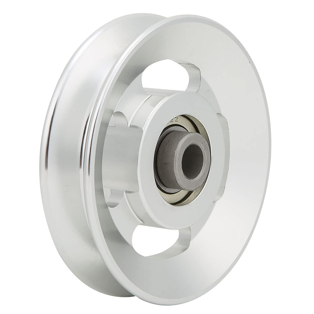 Gym Pulley Wheel for Cable Machine – 114mm Aluminum Alloy Fitness Pulley with Universal Bearing, 90mm Diameter Cable Attachment Compatible with Most Home Gym Systems (USA)