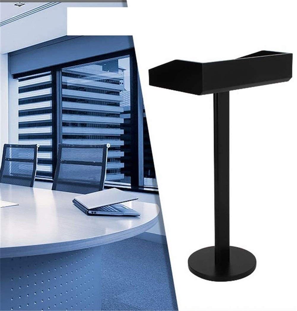 Lectern Podium Stand, Hotel Restaurant Entrance Podium Welcome Table Speaking Stage Master of Ceremonies Ideal for Sermons and Presentations Black