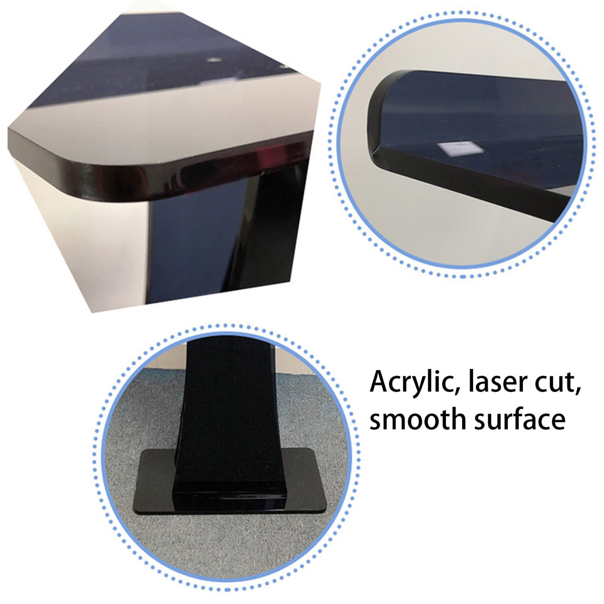 LaseVe Podium Podium Acrylic Lectern Pulpit Transparent Podium Church Wedding Podium School Stage Host Business Office Furniture Conference Display Stand