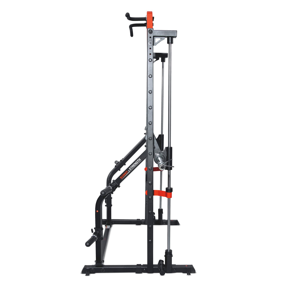 Sunny Health & Fitness Premium Squat Smith Machine - 3 in 1 Multifunction Power Rack with Adjustable Pull Up Bar for Home Gym – SF-XF920021