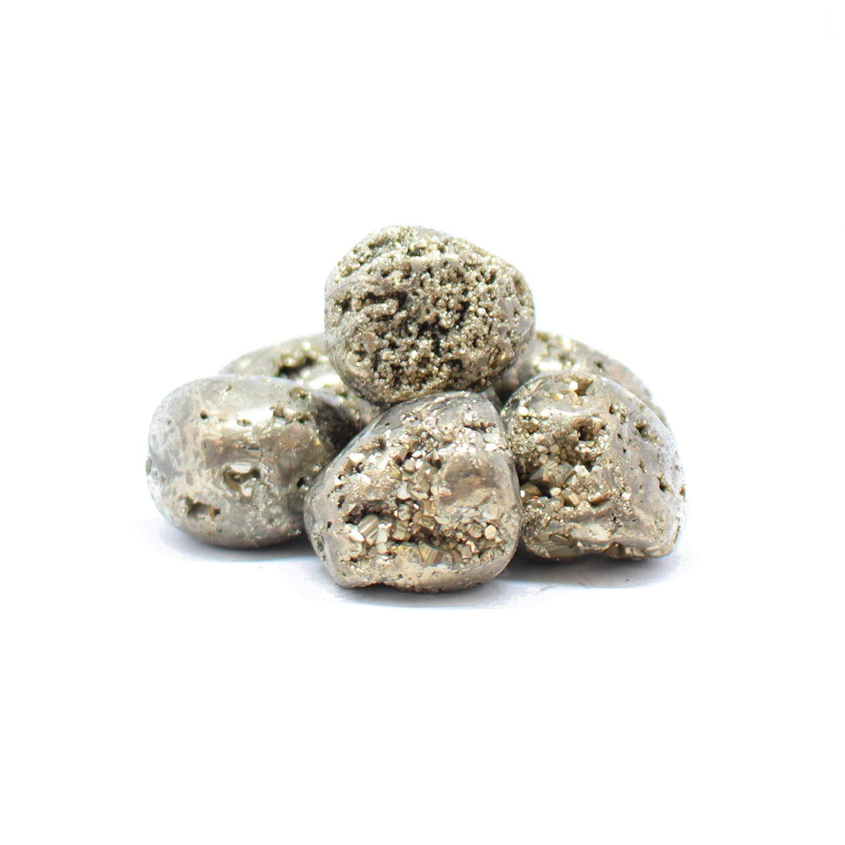 Pachamama Essentials Pyrite Tumbled from Peru - Fools Gold - Healing Stone - Pirita - Reiki (1)