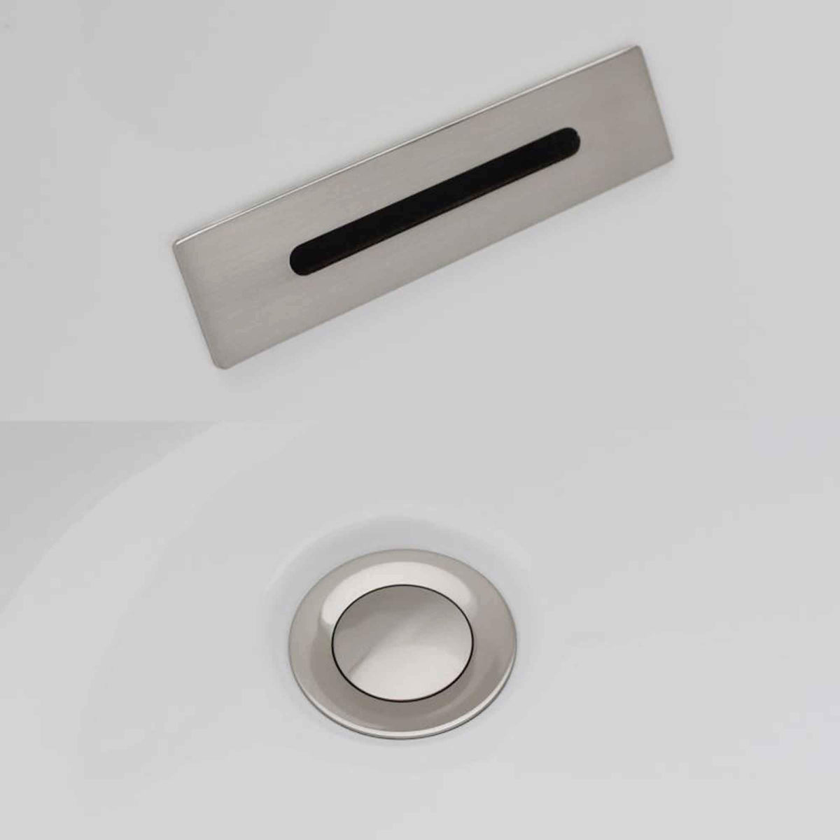 WOODBRIDGE 59" Acrylic Freestanding Bathtub Contemporary Soaking Tub with Brushed Nickel Overflow and Drain, B-1816 Black Color