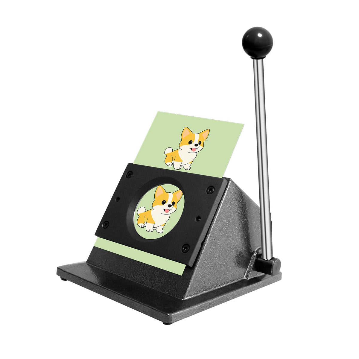 1"/25mm Button Paper Cutter, 1.38”/35mm Diameter Circle Cutter Circle Punch, 1.38”Graphics Punch Cutter, 35mm Die Cut Machine for Making 1"/25mm Mode Buttons Machine(1.38”Cutting Diameter)