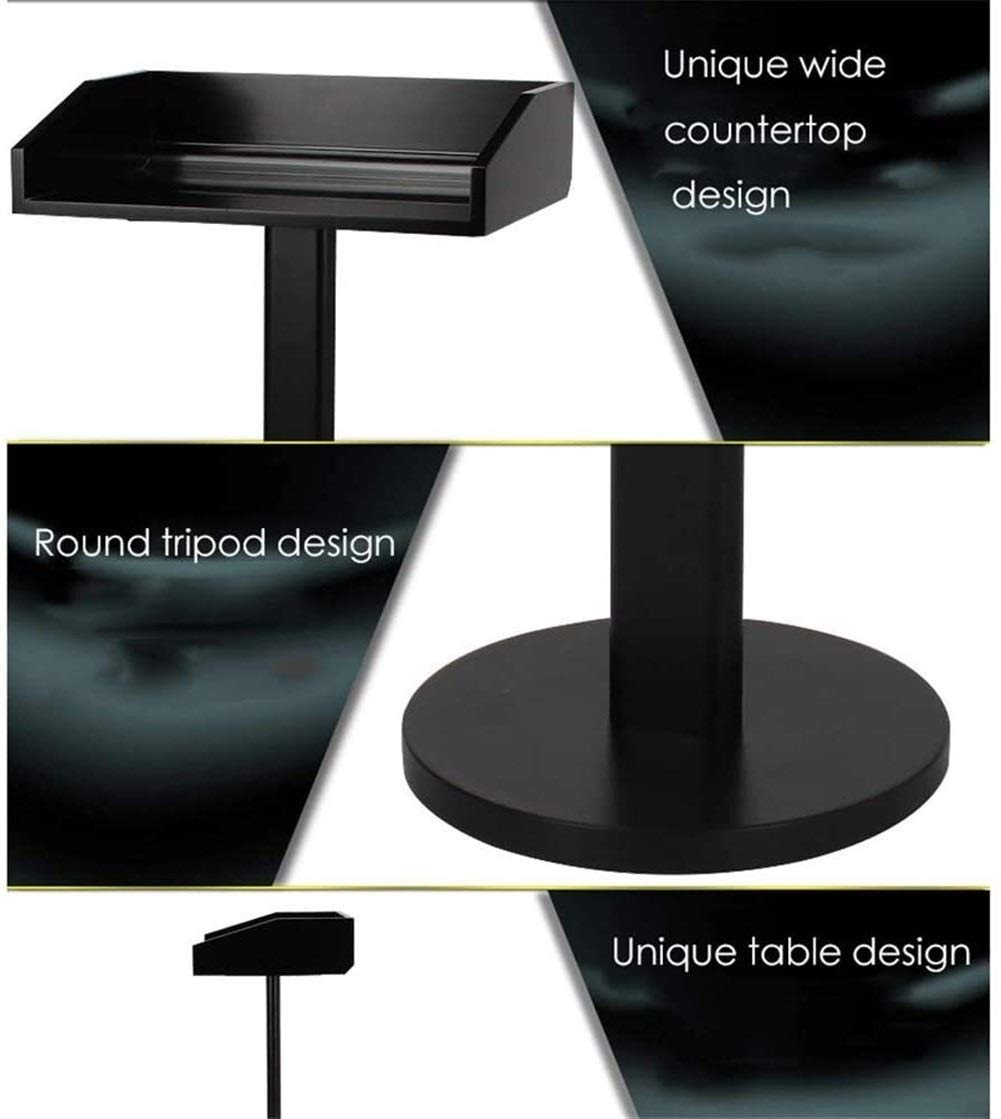 LaseVe Lectern Podium Stand, Full Floor Lectern Hotel Restaurant Entrance Podium Welcome Table Speaking Stage Master of Ceremonies Office Supplies