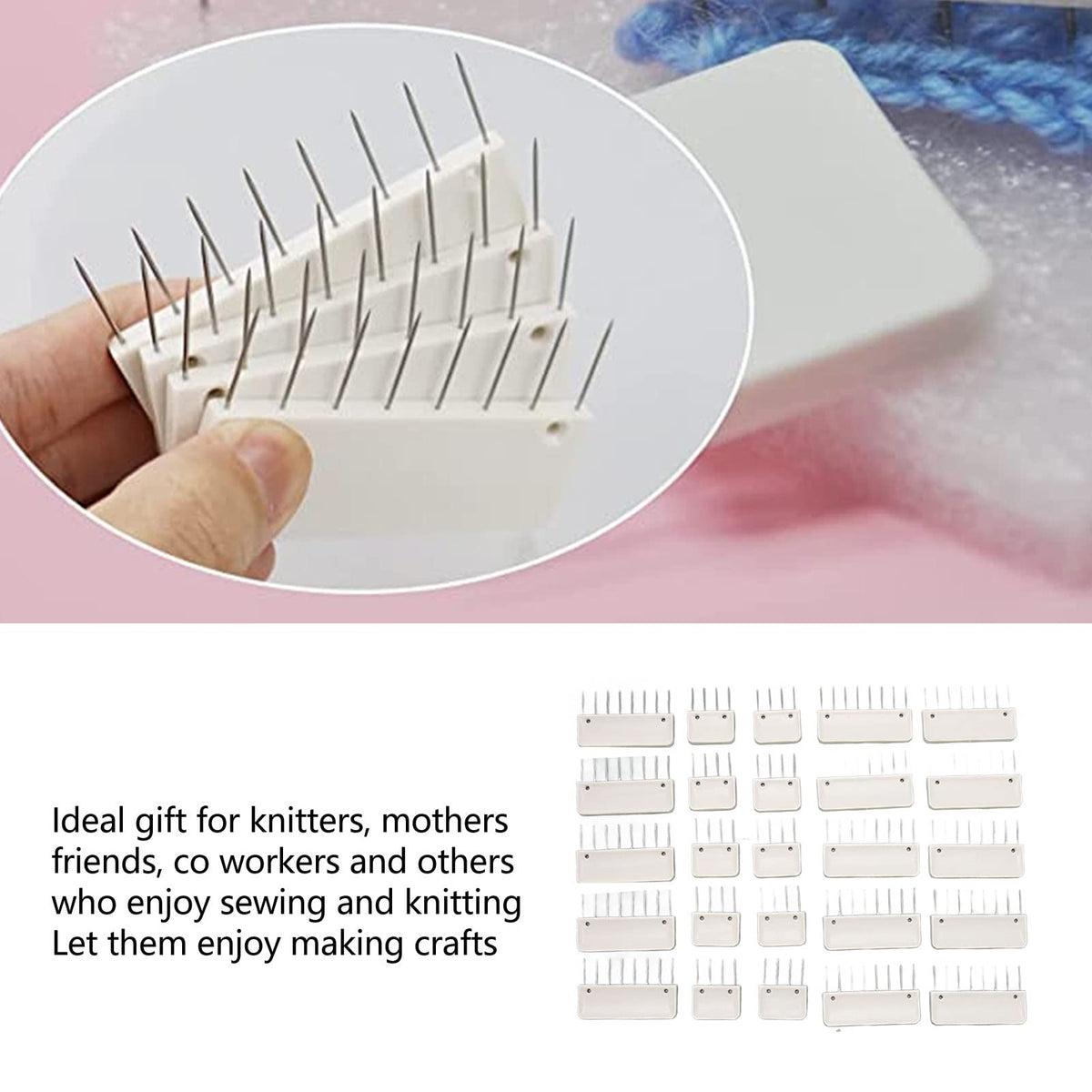 Knit Blocking Pins Kit, Knit Blocking Combs for Crochet Needlework Projects