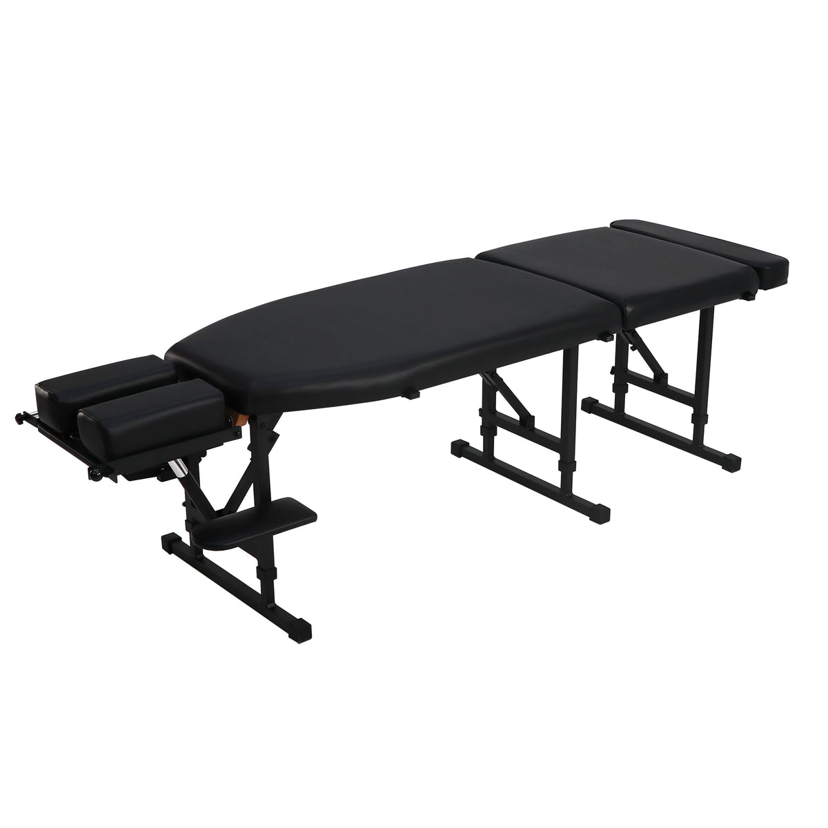 Helsevesen Arena 160 Portable Chiropractic Table, Foldable Massage Treatment Table, 8-Level Height Adjustment