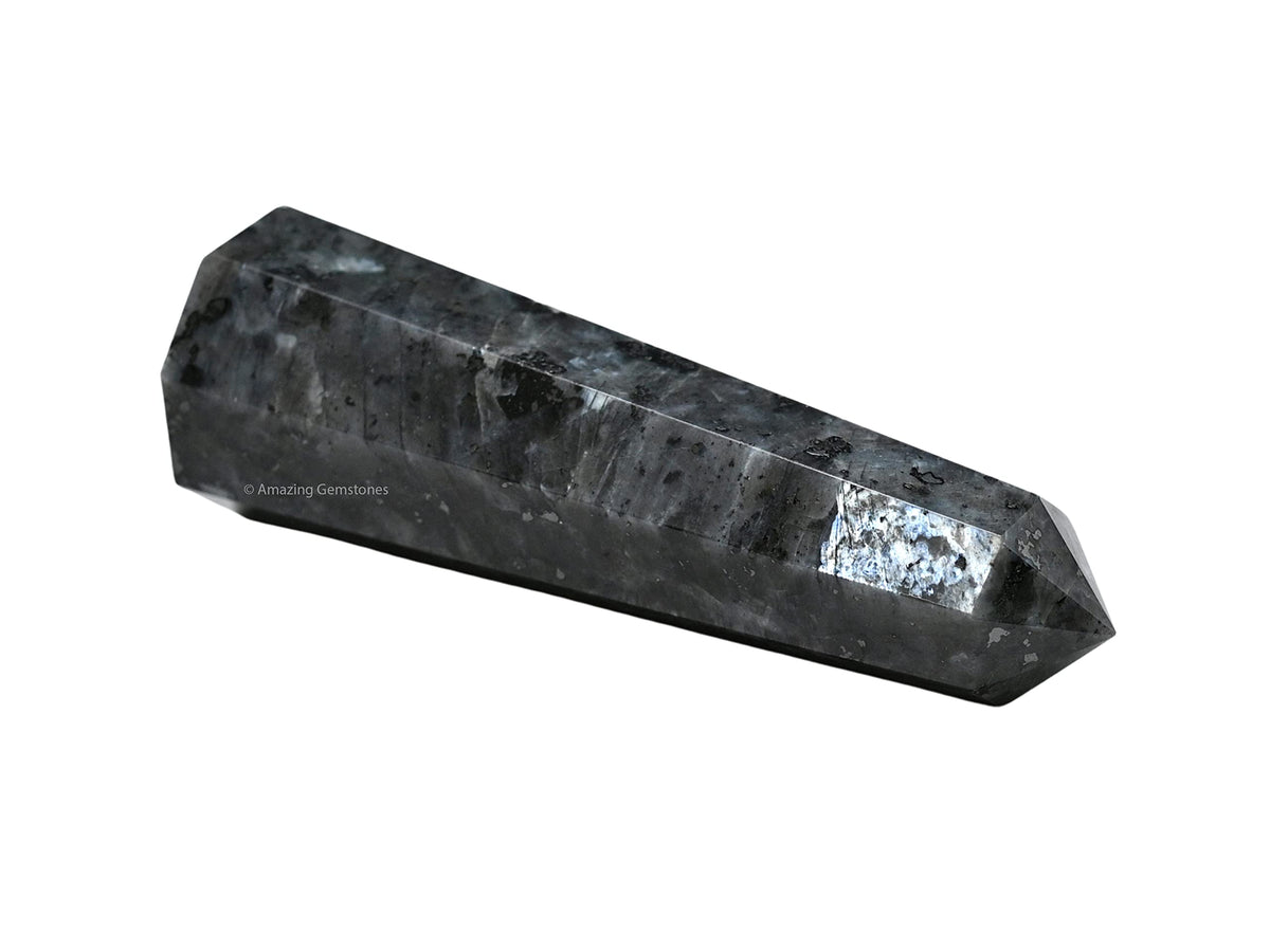 Amazing Gemstone Larvikite Crystal Towers ~ Natural Healing Crystal Point Obelisk for Reiki Healing and Crystal Grid (3" to 4" INCH)