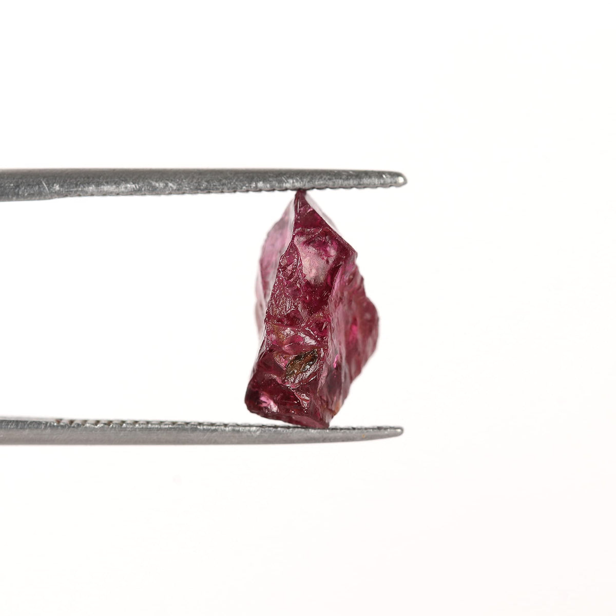 REAL-GEMS EGL Certified 4.30 Carat. AAA+ Red Garnet Stone Rough Healing Crystal for Gifting Someone, Small Size Natural Stone