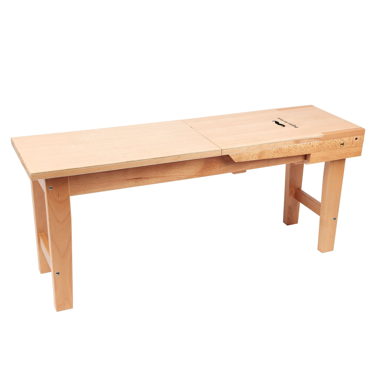 Creative Mark Belgian Art Horse - 40.25" x 11.38" x 17", Beechwood Drawing Bench and Easel with Sturdy Construction, Permanent Legs, 120/90-Degree Angles, Wooden Locking Pin, Built-in Storage (2)