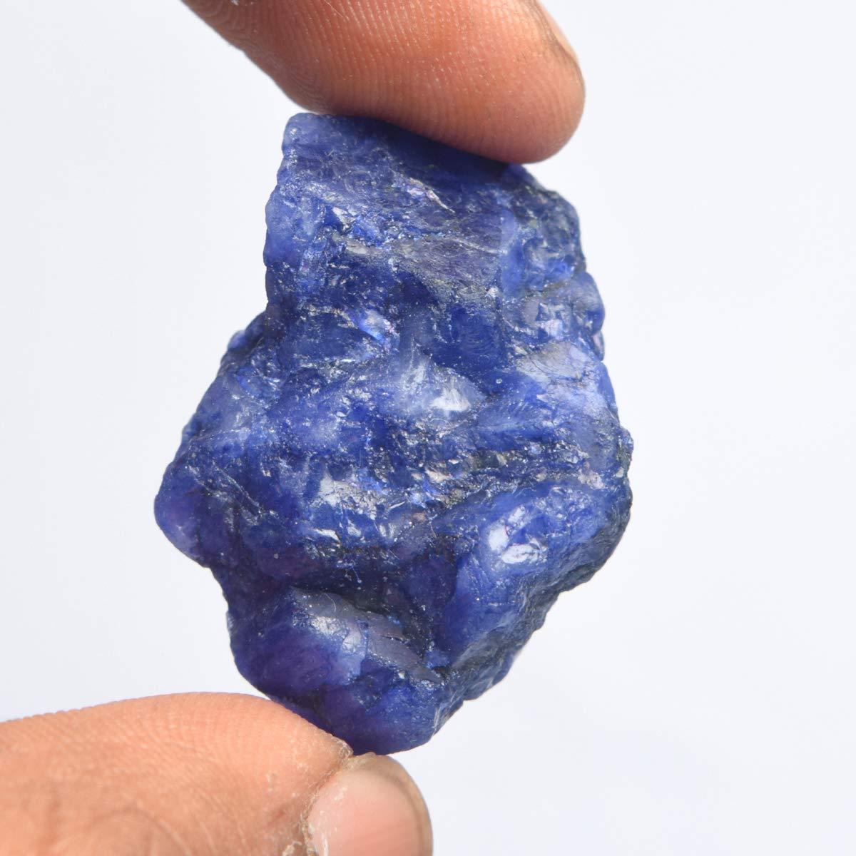 GEMHUB Gemstone Beads Blue Sapphire Rough 66.00 Carat Natural Raw Sapphire Healing Crystal Loose Gemstones for Jewelry