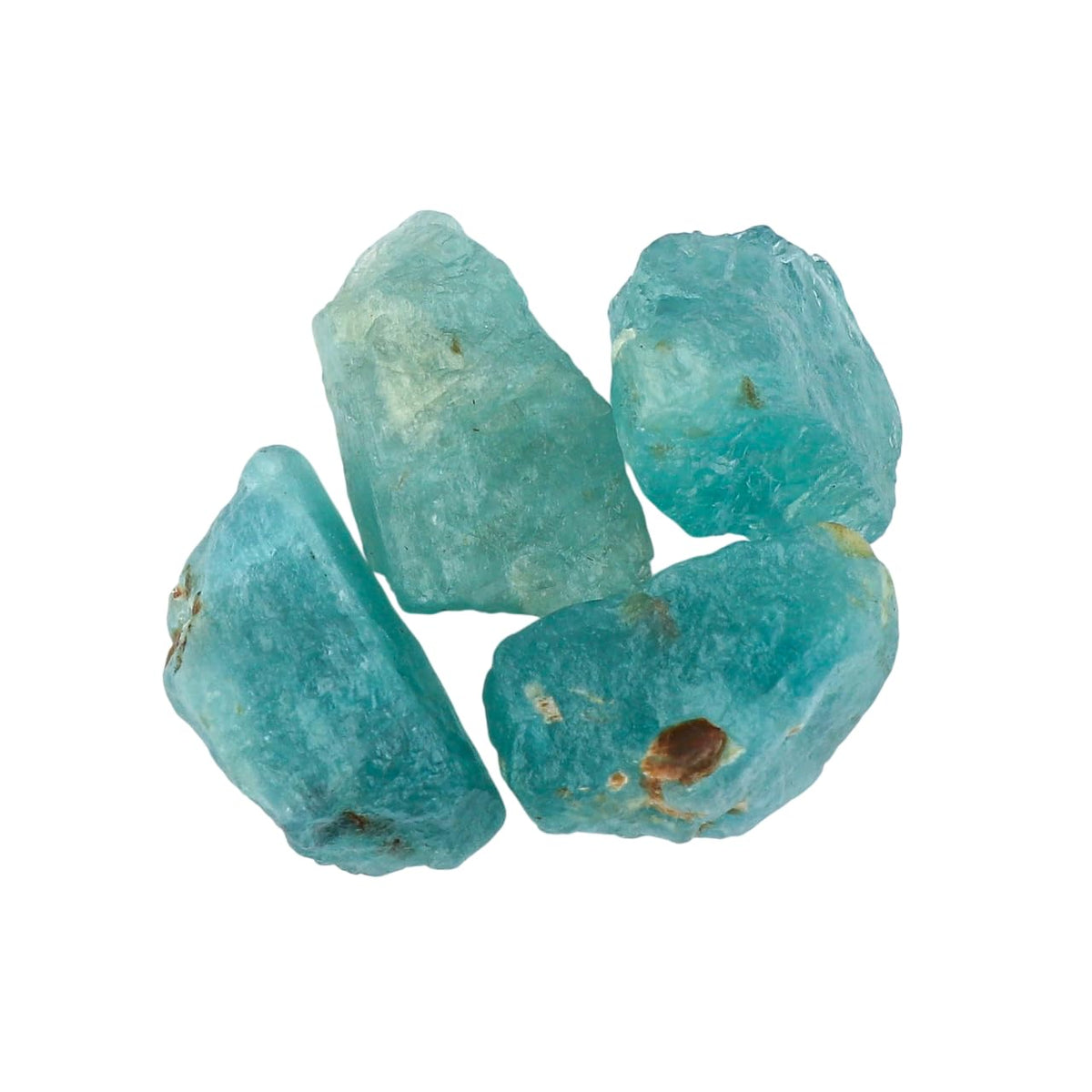 CRYSTALIS AA+ Assorted 4pcs Natural Grandidierite Loose Gemstone Wholesale Bulk Rough Jewelry Making Supply, Chakra & Healing Raw Stones, Wire Wrapping, DIY, Gem Collection, 10-18mm