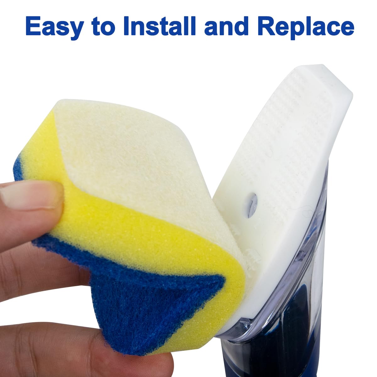 CELOX Dish Wand for Kitchen Sink, Dish Scrubber with Soap Dispenser