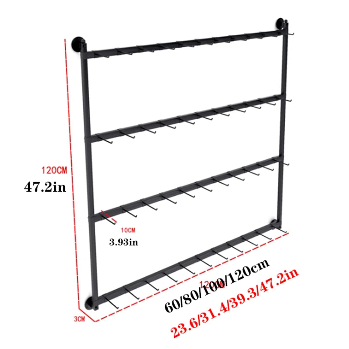 4 Tier Sock Underwear Display Stand, Metals, Retail Showshelves, Lingerie Bra Rack Swimsuit Organizer Hanger, Commercial Clothing Store Shelf, for Shorts, Hats(Gold,80 * 100cm)