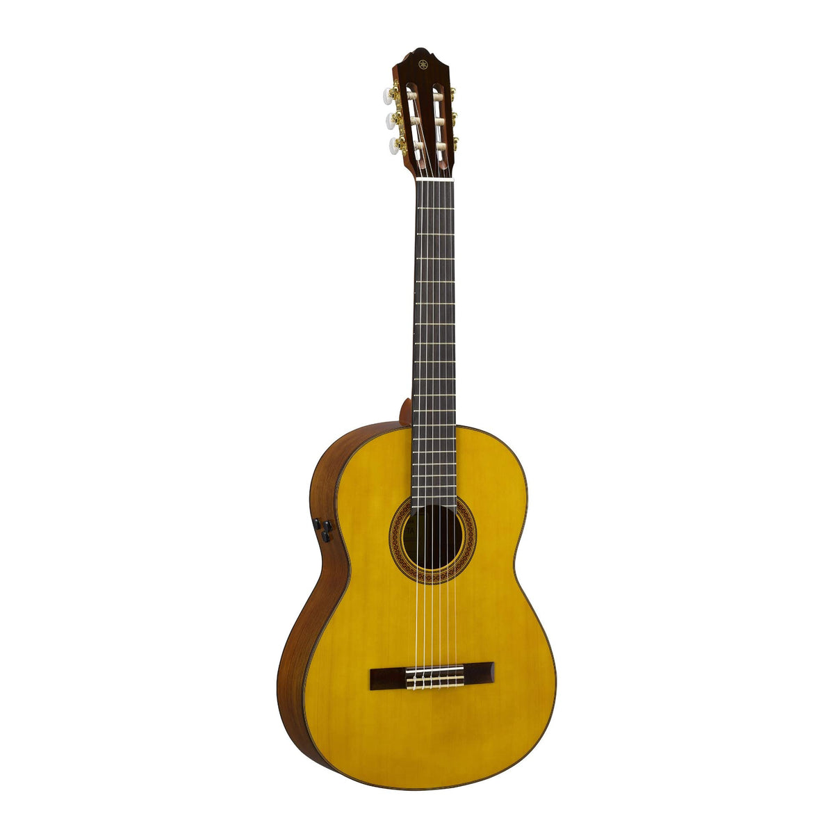 Yamaha CG-TA Nylon String TransAcoustic Guitar with Chorus and Reverb, Classical, Vintage Tint