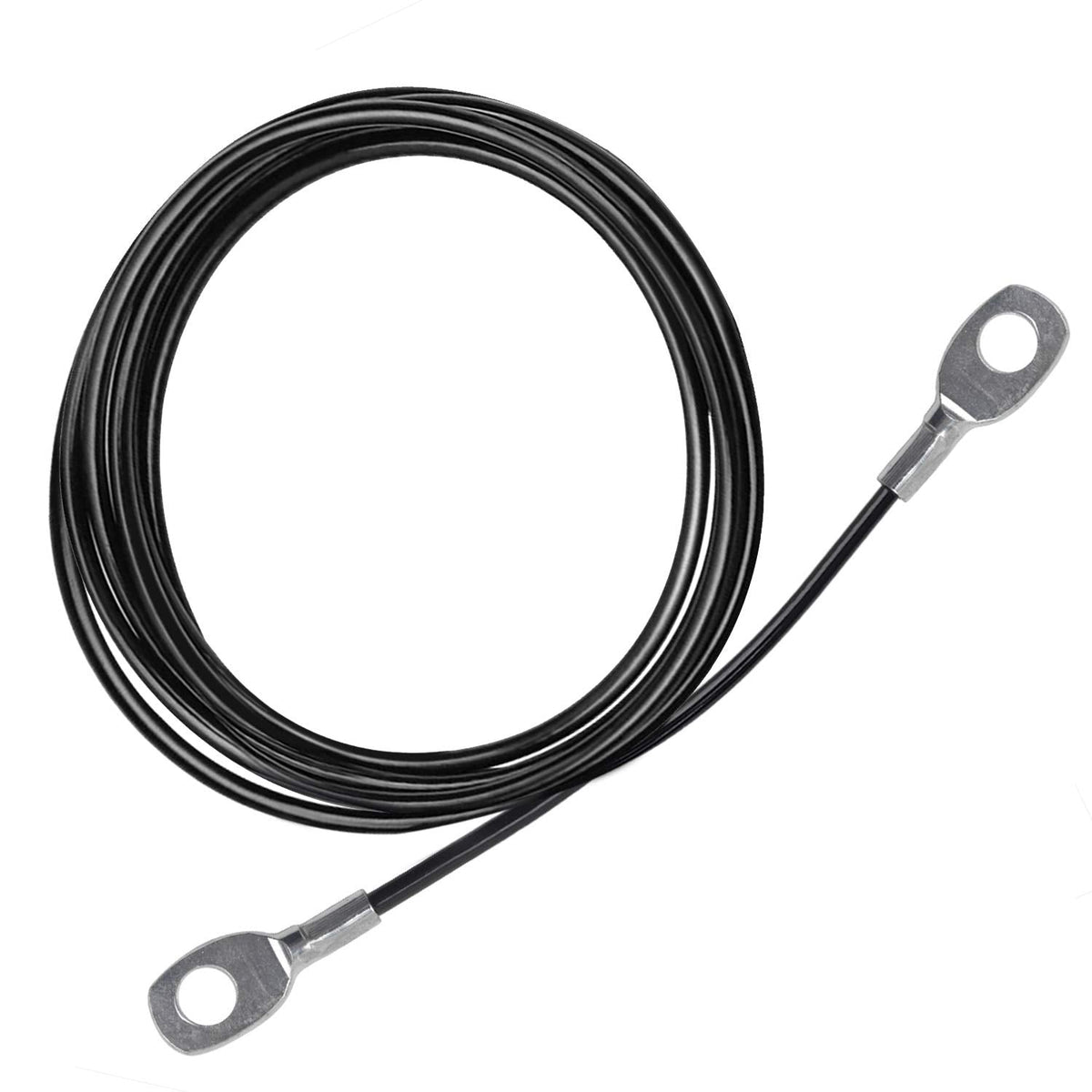 LFJ Replacement Gym Cable Fitness Pulley Cable Steel Wire Rope for Cable Machine Home Gym Weight Lift Pulley System (Fixed Length, 98")