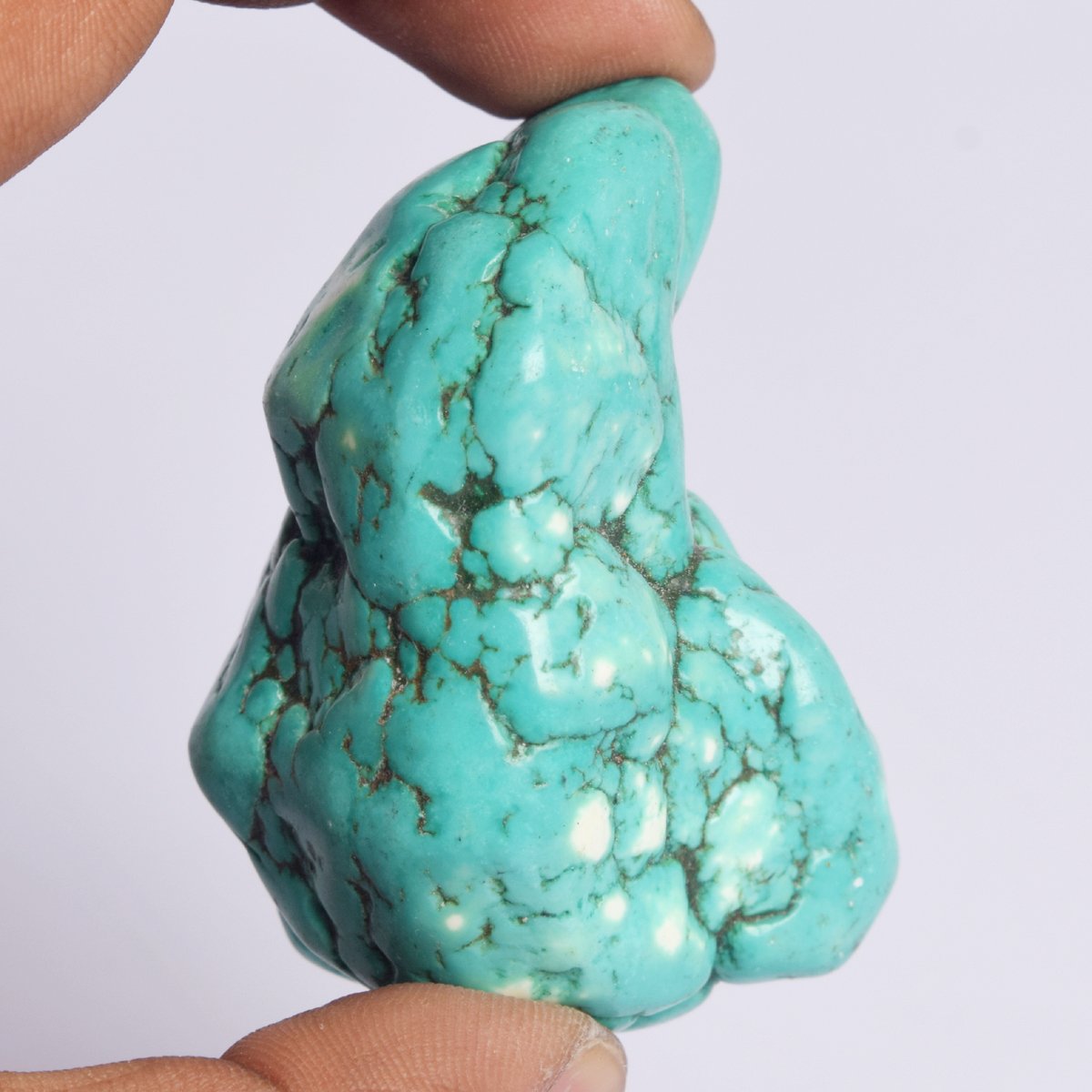 GEMHUB Healing Crystal Turquoise Approximate 540.50 Ct Egl Certified Turquoise, Rough Blue Turquoise, Natural Raw Turquoise, Protective Untreated Gemstone DP-614