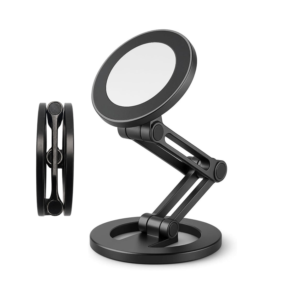 HM² Magnetic Phone Holder for Gym Equipment, Magnetic Phone Mount for Golf Cart, Car & Desk, Magnetic Phone Mount for MagSafe, Strong N55 Magnet, Foldable Adjustable Stand for iPhone 17-12