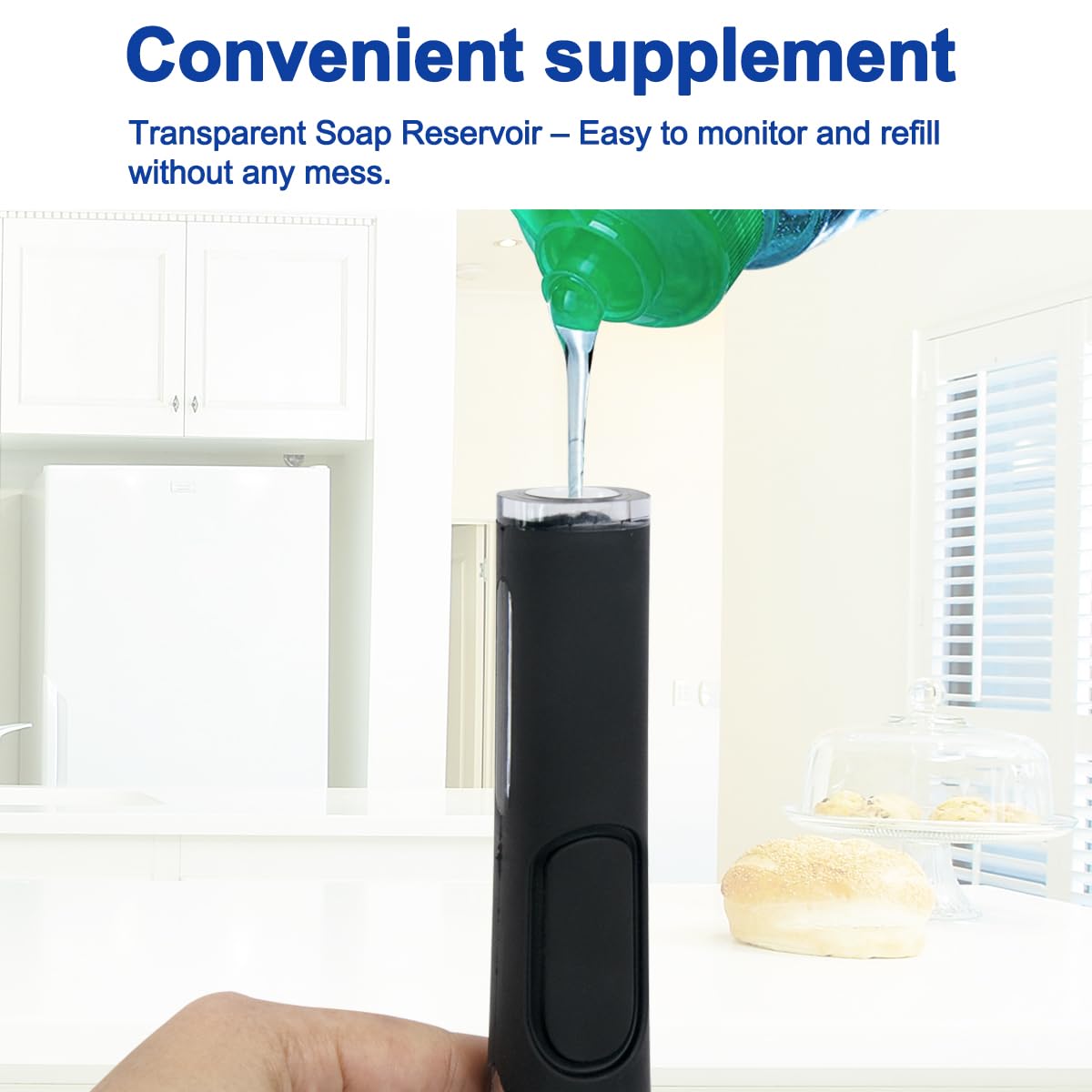 CELOX Dish Wand, Dish Scrubber with Soap Dispenser