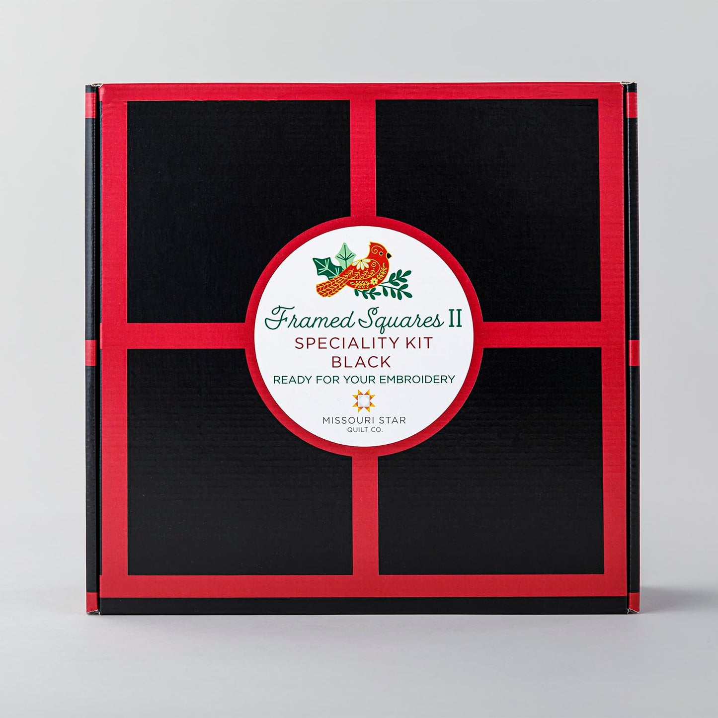Missouri Star Framed Squares Specialty Black Fabric Kit – Precut Quilting Fabric for Patchwork, Sewing & Quilt Projects