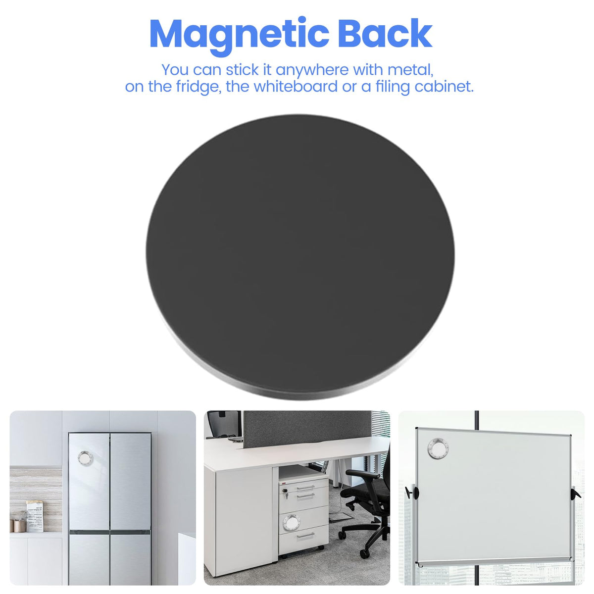 Kitchen Timers for Cooking, Chef Cooking Timer Clock with Loud Alarm - Magnetic Backing 100% Mechanical Desk Timer - No Batteries Required, Countdown Reminder Magnetic - Exquisite Stainless Steel Body