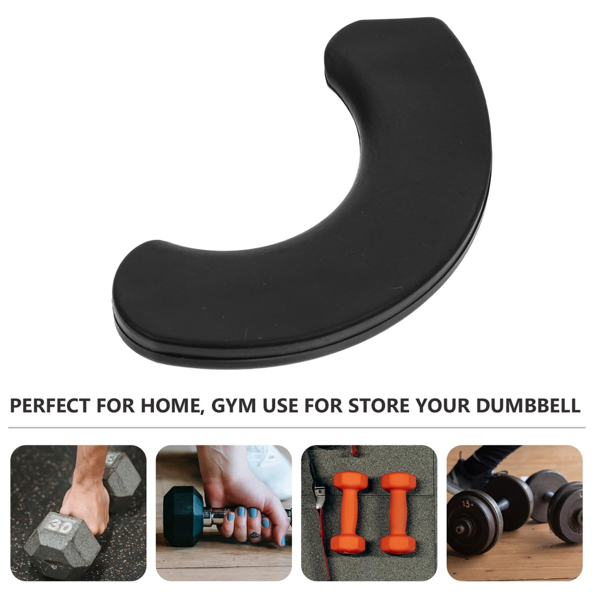 BESPORTBLE Deadlift Jack 20pcs Dumbbell Pads Practical Dumbbell Holders Replacement Parts Exercise Equipment Home Gym Fitness Supplies Black Powerlifting Chock