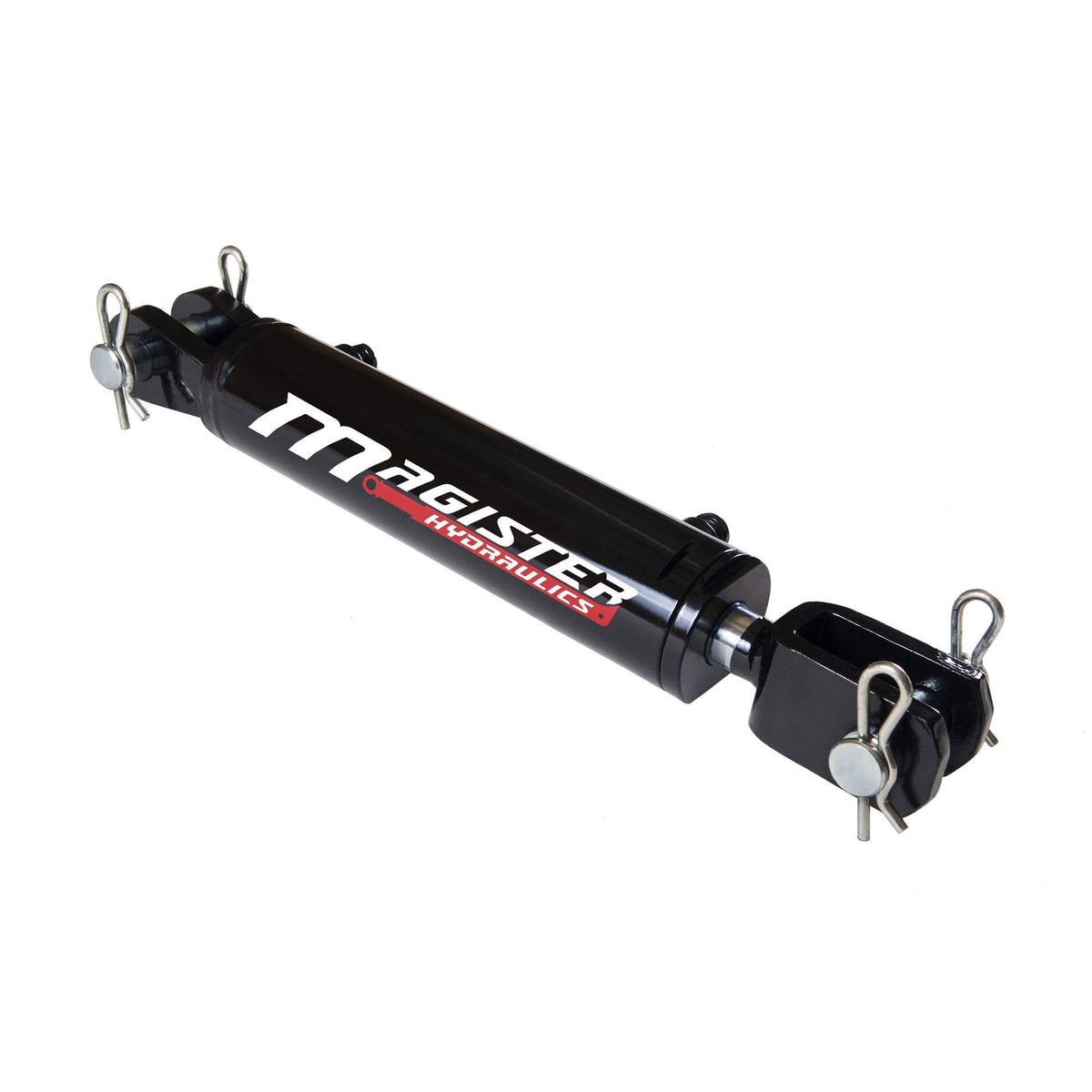 Magister Hydraulics Double Acting Hydraulic Cylinder - AG Clevis Hydraulic Cylinder 2500 PSI tie-Rod Alternative 3.5" bore 8" Stroke (3.5x8 ASAE)
