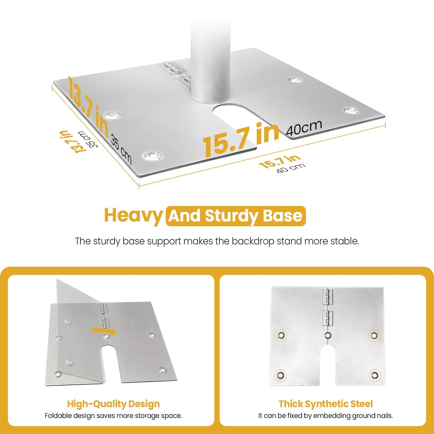 Jiang&Rong 10x10Ft Double Crossbar Backdrop Stand - Pipe and Drape Heavy Duty Adjustable Metal Frame with Drape Kit, Photographic Studio Backdrop Stand for Wedding, Birthday Party, Banquet Decorations