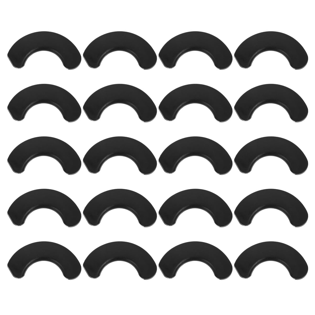 BESPORTBLE Deadlift Jack 20pcs Dumbbell Pads Practical Dumbbell Holders Replacement Parts Exercise Equipment Home Gym Fitness Supplies Black Powerlifting Chock