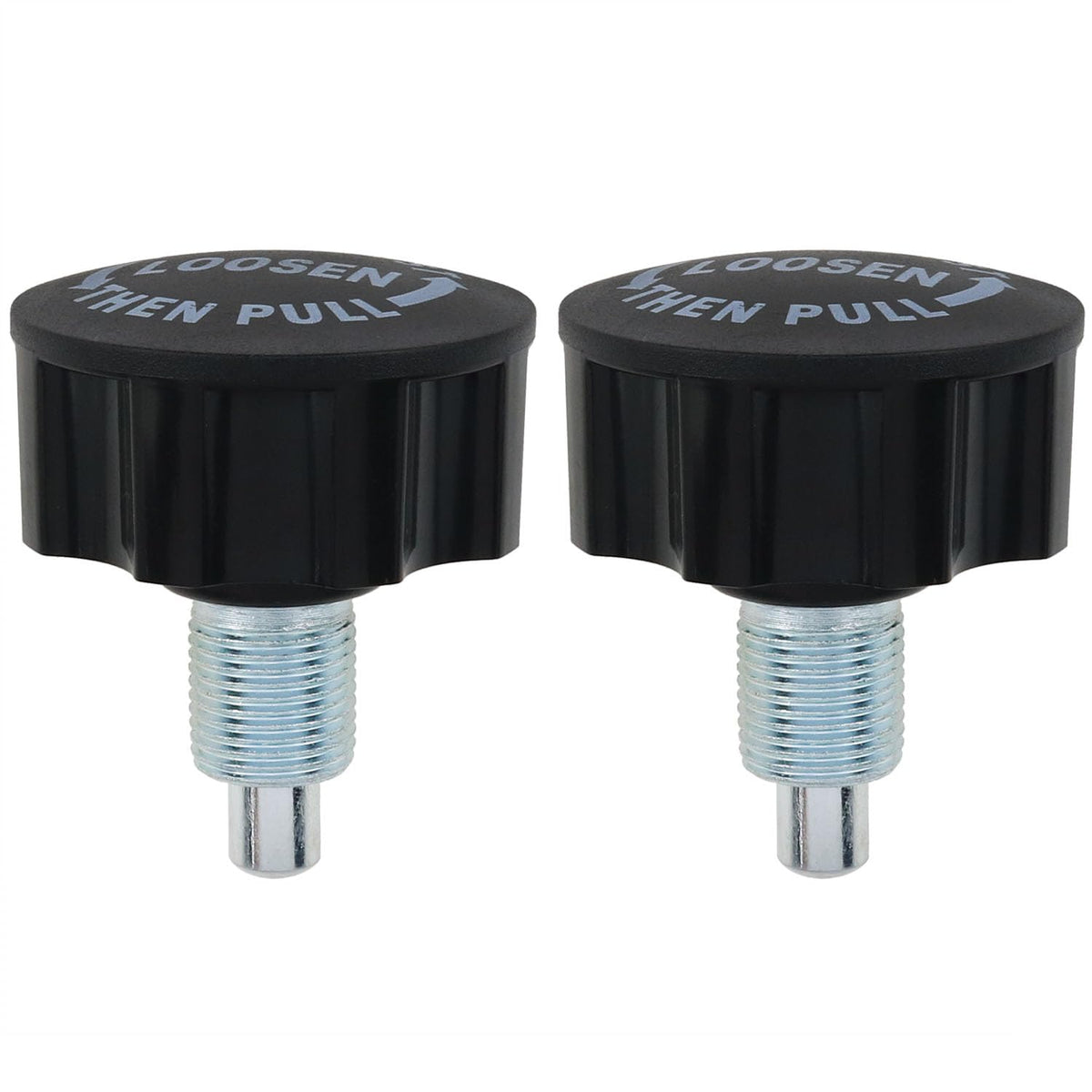 AYLIFU M18 Pop Pull Pin Knob Adjustment Fitness Pop Pull Pin Knob for Fitness Equipment Bicycle Equipment Black 2PCS