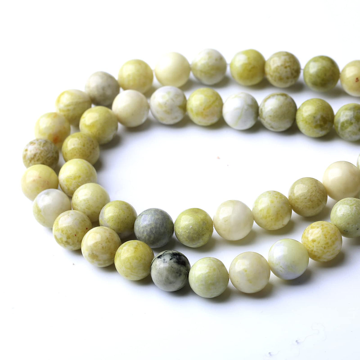 45PCS 8MM Natural Yellow Jasper Stone Beads Energy Healing Beads for DIY Jewelry Bracelet Necklace Making for Jewelry Making15Inch