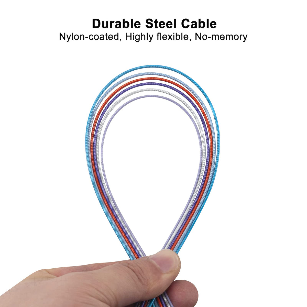 32 inch Stainless Steel Circular Knitting Needles Set for Beginners, 6 PCS US Size 0 2.5 6 8 10 13 Round Metal Knitting Needles with Magic Loop, Fixed Circle Needles for Sock, Blankets, Sweater, Scarf