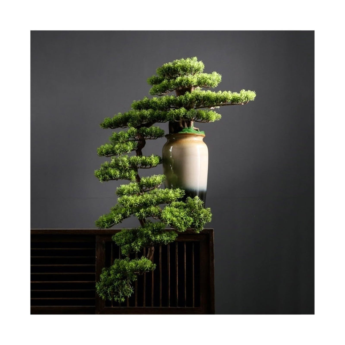 AEYSD-456 artificiales decorativas Artificial Bonsai Simulation Tree High-end Light Luxury Greenery Ornaments Entryway Decoration
