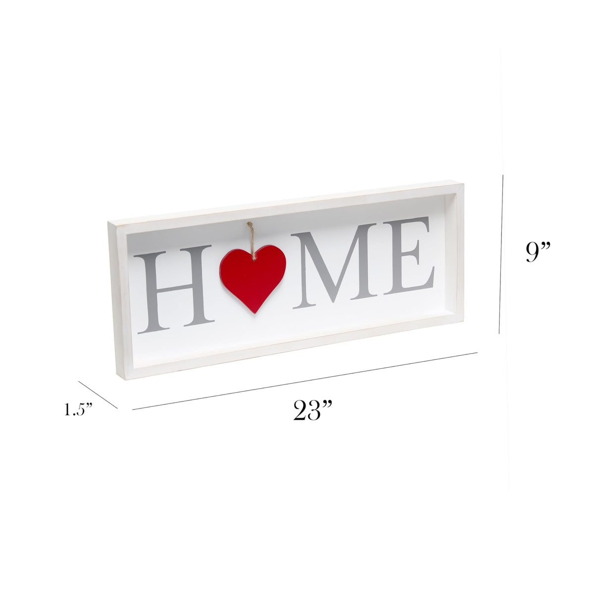Elegant Designs HG1031-WGY 23" Home Sweet Swap Farmhouse Frame with 12 Seasonal Ornaments, Freestanding or Wall Mountable, White Wash, Gray Text