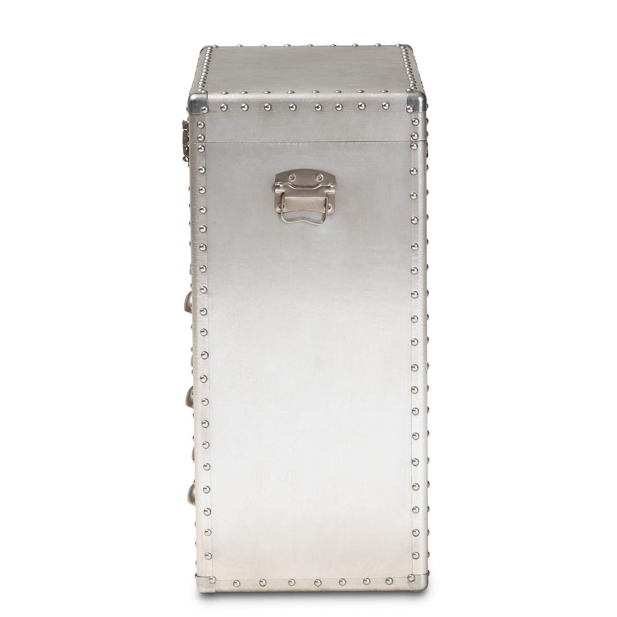 Baxton Studio Multipurpose Shelving and Cabinets, Silver