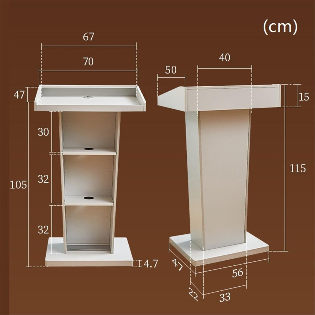 Office Furniture Training Hall Emcee Stage School Conference Room Hotel Podium