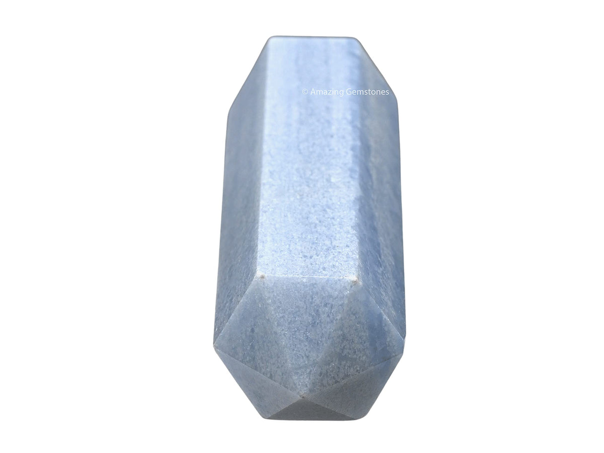 Amazing Gemstone Large Blue Calcite Celestite Crystal Towers ~ Natural Healing Crystal Point Obelisk for Reiki Healing and Crystal Grid (5.5 to 6 INCH)