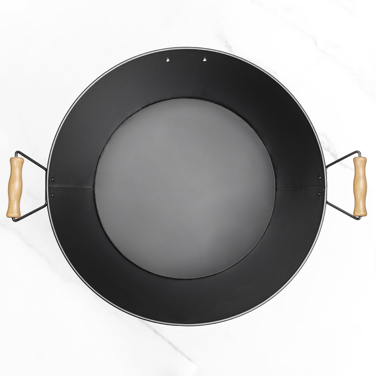 5.5 Gallon Large Beverage Tubs for Parties, 21L Ice Bucket with Wooden Handles for Beer, Wine, Cocktails & Outdoor Events -Black