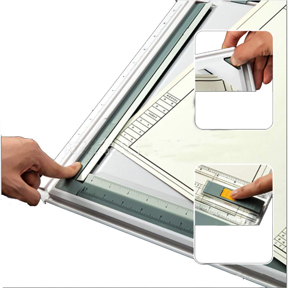 SALEMAR Inch Scale A3 Drafting Table Drawing Board Graphic Architectural Sketch Tool Set