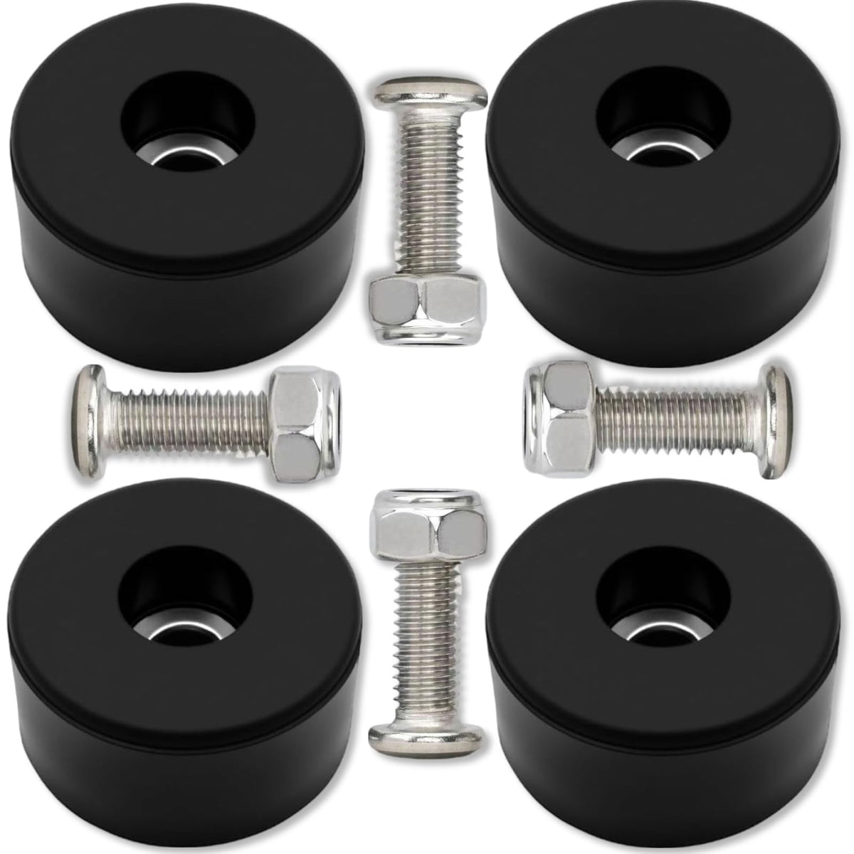 192310GS Anti Vibration Rubber Feet Pads (0.75"x1.5") 4PCS Rubber Dampers for Air Compressors,Generators,Pressure Washers|Compatible with Coleman Powermate 094-0026,Sanborn E106661,Husky Fini D091007