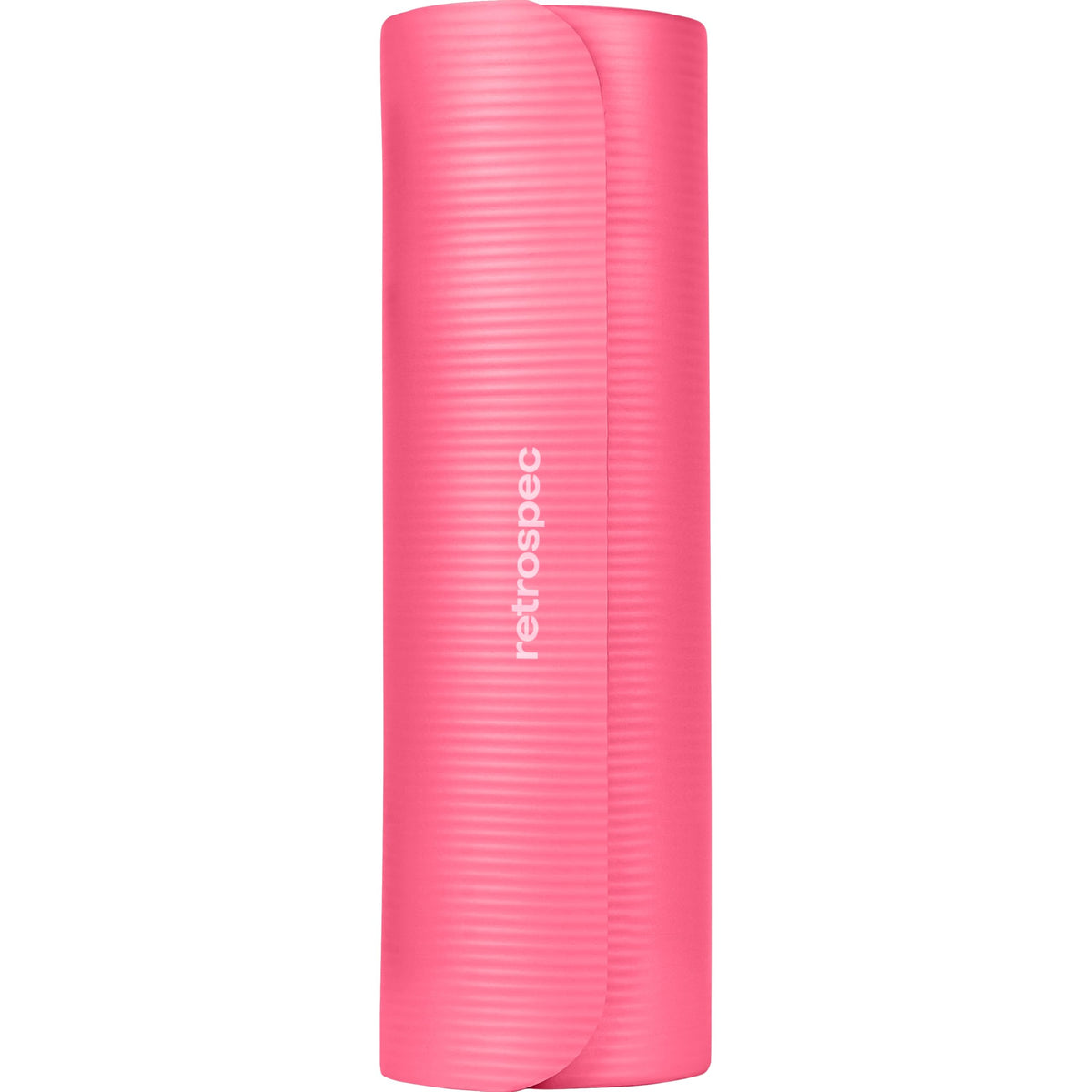 Retrospec Solana Yoga Mat 1/2" Thick w/Nylon Strap for Men & Women - Non Slip Excercise Mat for Yoga, Pilates, Stretching, Floor & Fitness Workouts