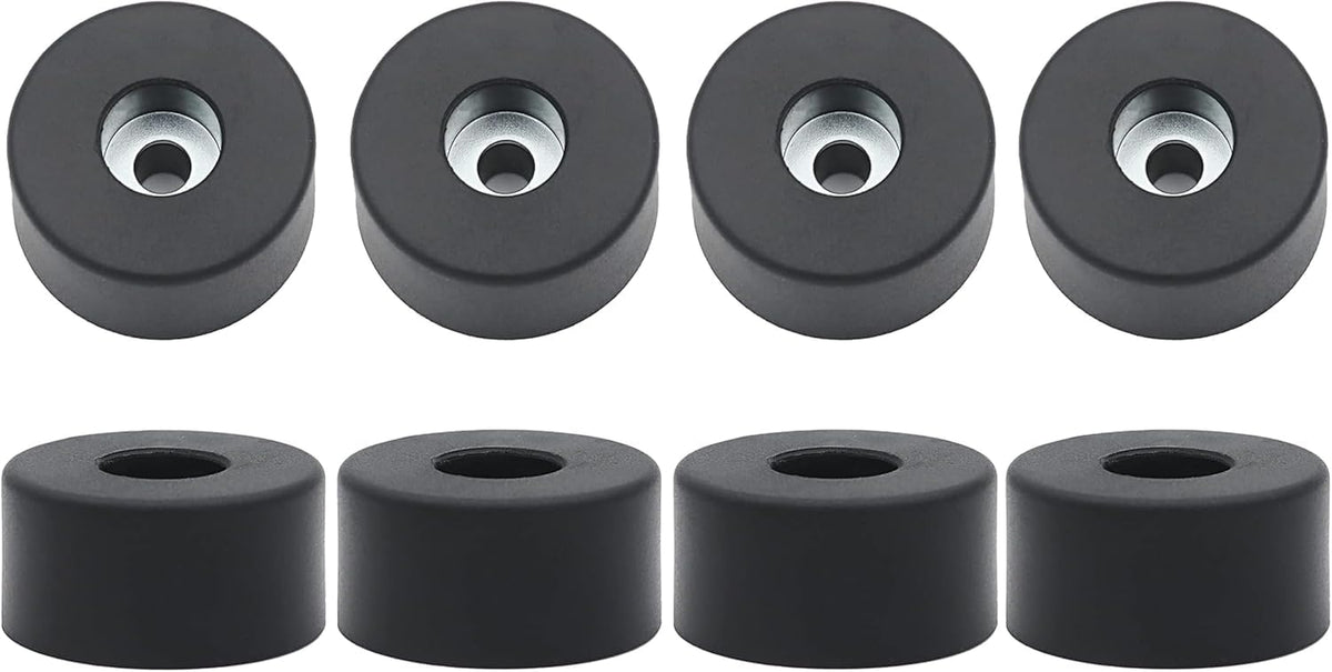 8PCS 192310GS Anti Vibration Rubber Feet with Nuts & Washers - Air Compressor Isolation Pads Compatible with Coleman Powermate 094-0026, Sanborn E106661, Replaces for Briggs & Stratton 192310GS