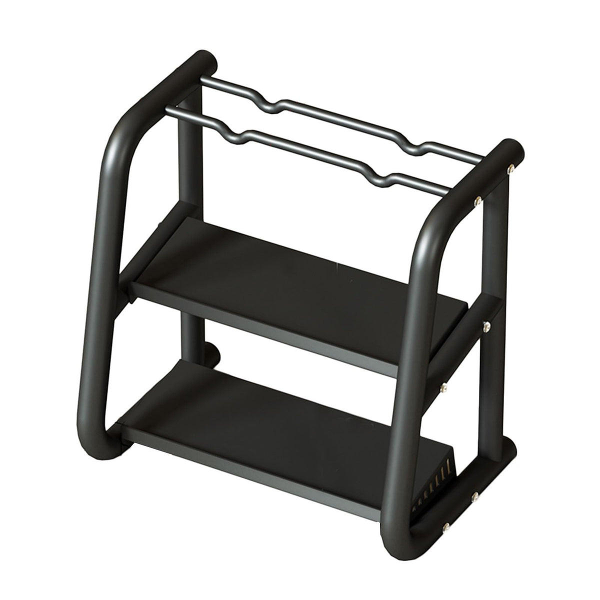 KIYILIHI Dumbbell Rack Stand, 3 Tier Kettlebell Rack, Home Dumbbell Storage Rack Maximum Load Capacity 210kg, for Home Gym Strength Training Weight Training