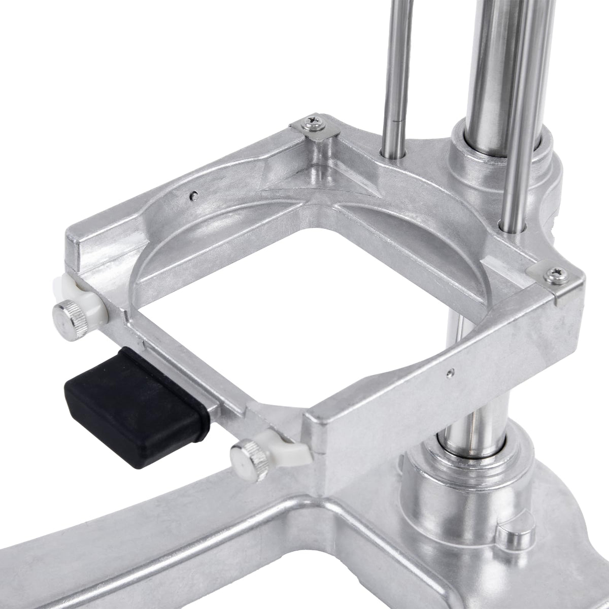 Rismanor Multifunctional Manual Vegetable slicer Citrus Squeezer Juicer Machine AIO Stainless Steel French Fry Cutter Potato Slicer (Sliver, Squeezer & 1/2 3/8 1/4 Blade)