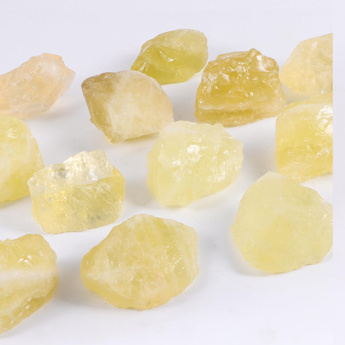 1Lb Authentic Raw Citrine Crystal Stone Natural Rough Stones Crystal for Tumbling, Cabbing, Polishing, Wire Wrapping, Wicca & Reiki Crystal Healing