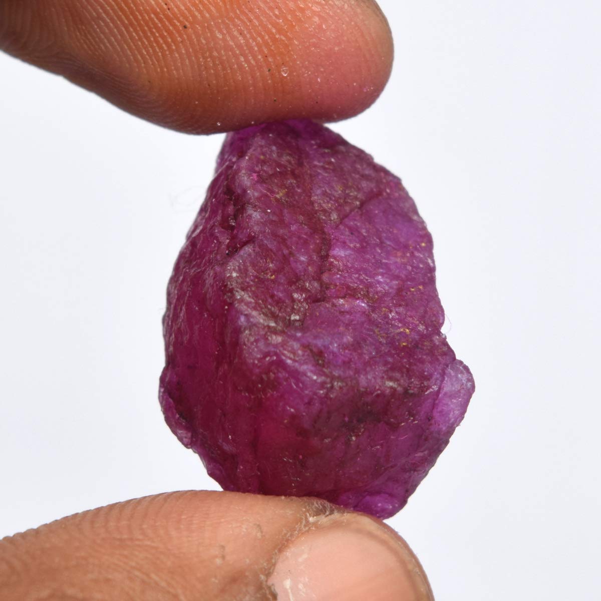 GEMHUB Rough Red Ruby Gemstone 28.50 Ct Natural Raw Rough Certified Red Ruby Stone