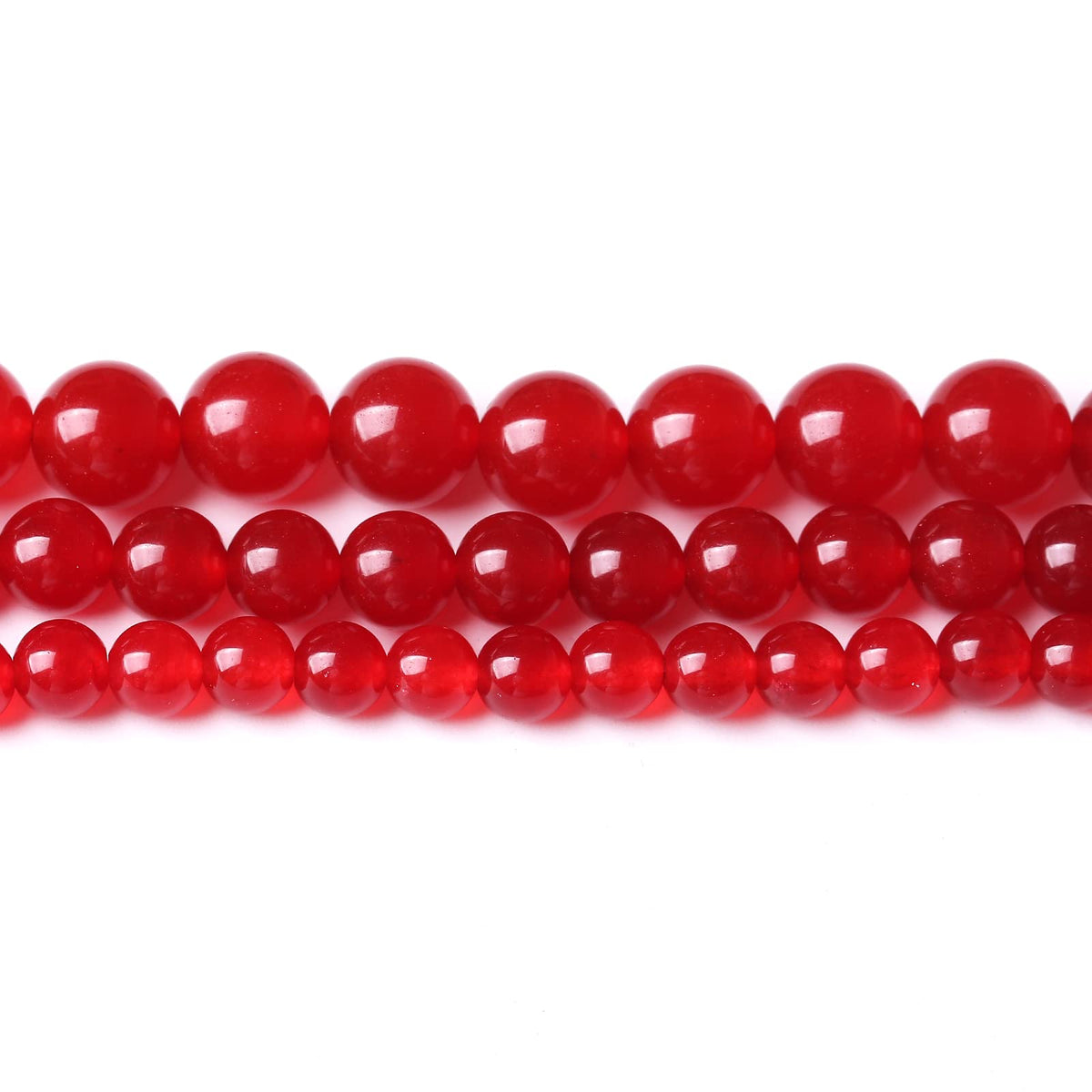 32PCS 12MM Red Chalcedony Beads Energy Healing Beads for DIY Jewelry Bracelet Necklace Making for Jewelry Making 15Inch