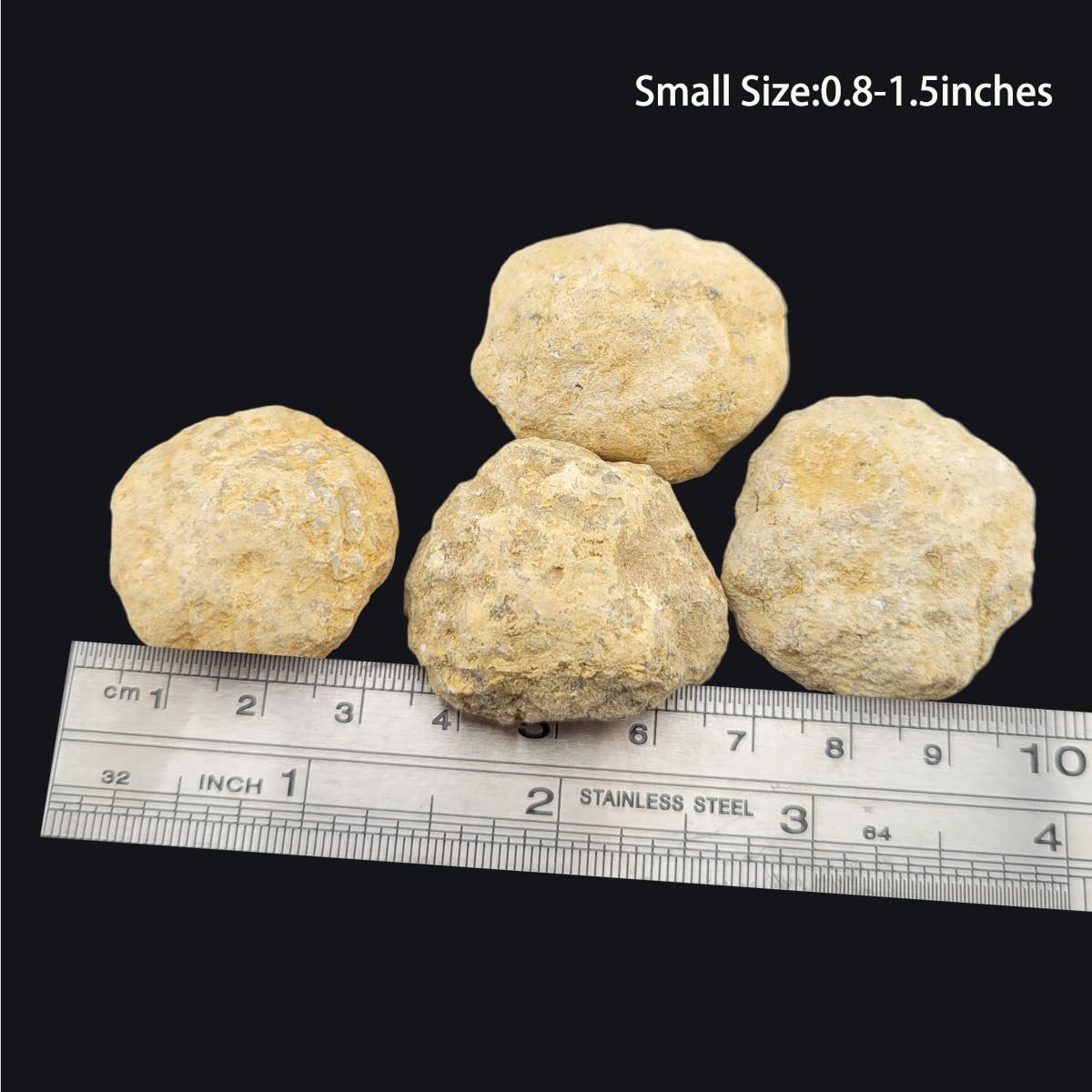 3-5Pcs Mini Geodes 0.8''-1.2''Natural Raw Crystals Rough Stones Rocks for Tumbling Polishing Cabbing Gemstones Crystals and Healing Stones for Wicca Reiki,Fountian Rocks for Decorations (Geodes)