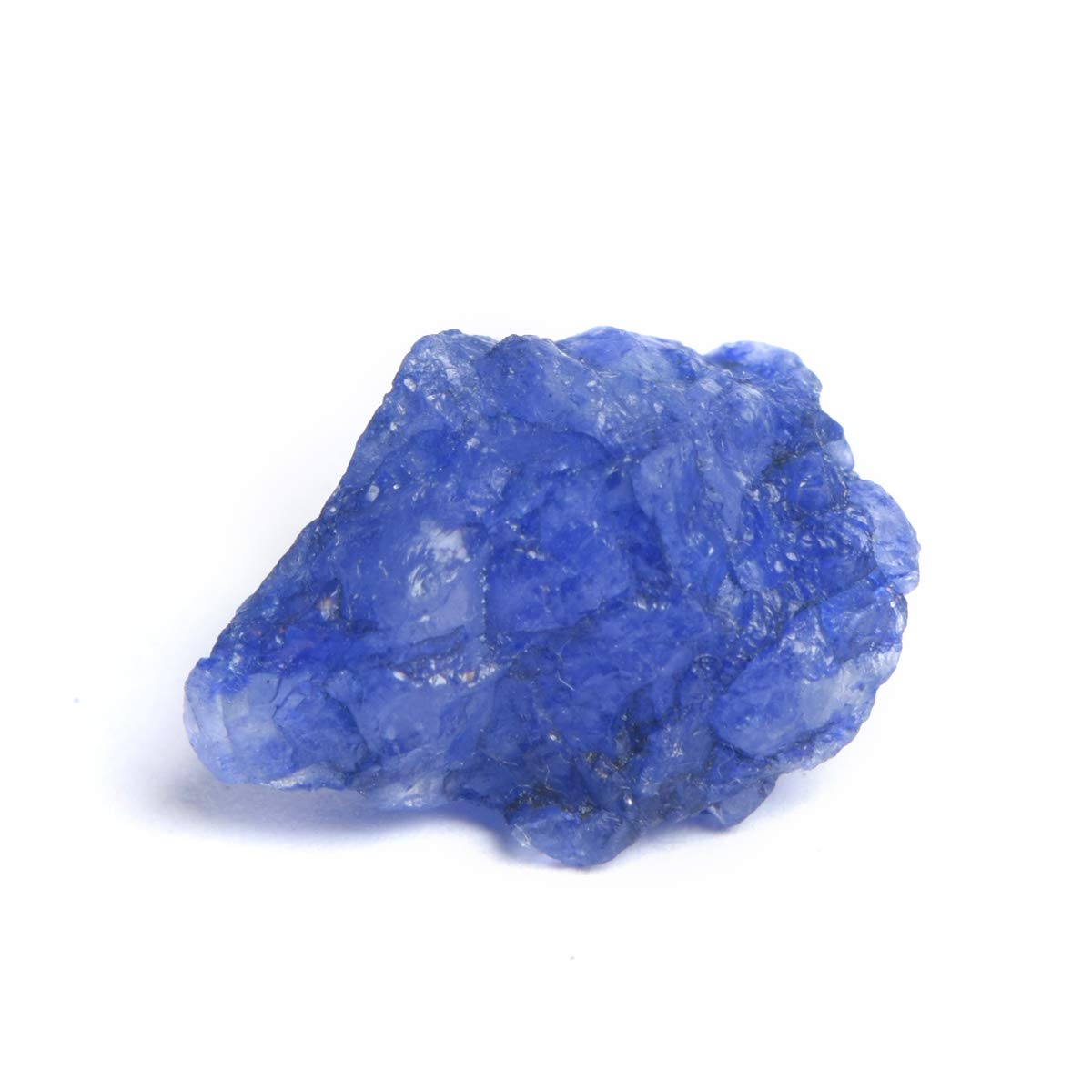 GEMHUB Rough Natural Sapphire 15.00 Ct Rare Raw Blue Loose Gemstone for Jewelry Making