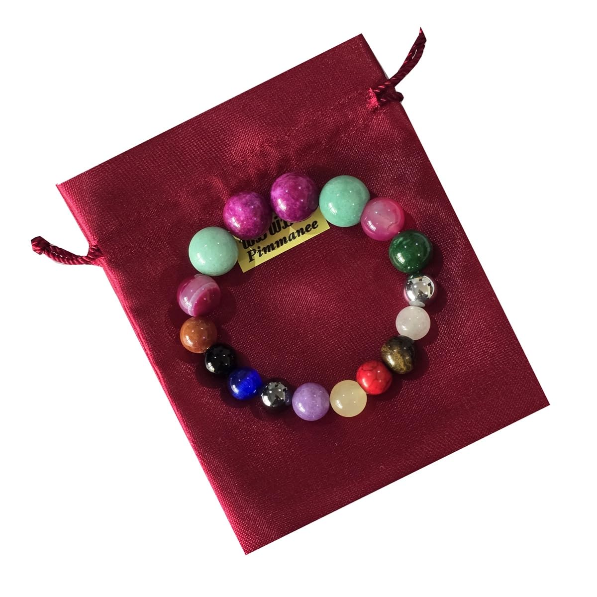 Powerful Energy Healing Bracelet – 17 Natural Stones for Protection, Wealth, Focus & Chakra Alignment – Handmade Spiritual Jewelry Gift for Men & Women.