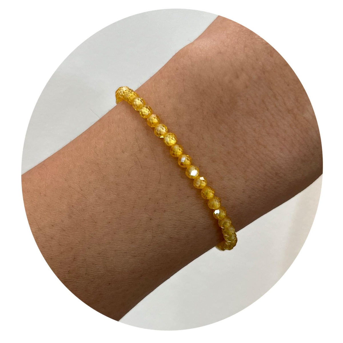 Womens Beaded Bracelets Dainty Natural Gemstone Bracelet Enewton 14K Gold Plated Stack Bracelets Cute Mom Woman Friend Gifts, Yellow